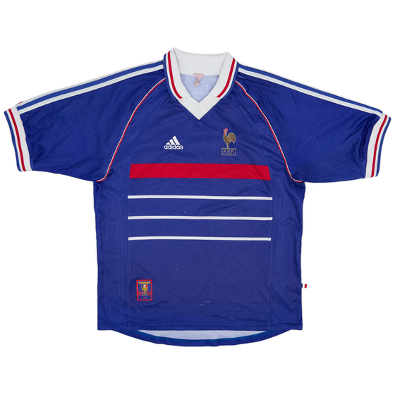 1998-00 France Home Shirt - 3/10 - (L)