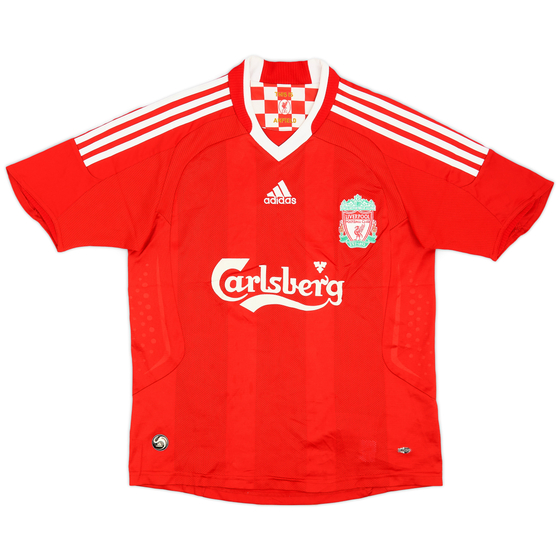 2008-10 Liverpool Home Shirt - 6/10 - (XL.Boys)