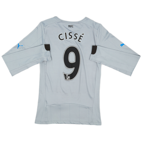 2014-15 Newcastle Authentic (ACTV Fit) Away L/S Shirt Cisse #9 - 9/10 - (L)