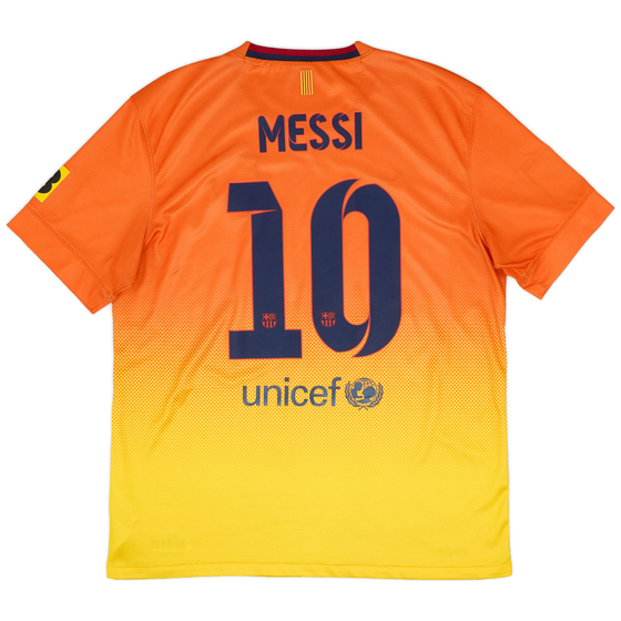2012-13 Barcelona Away Shirt Messi #10 - 9/10 - (L)