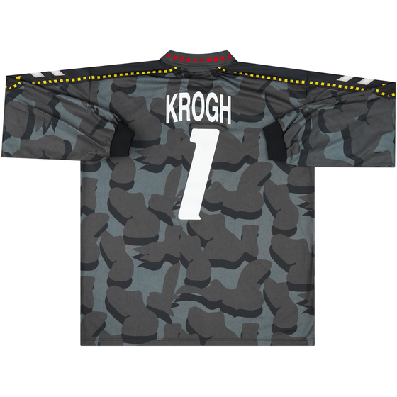 1996-98 Denmark Match Issue GK Shirt Krogh #1