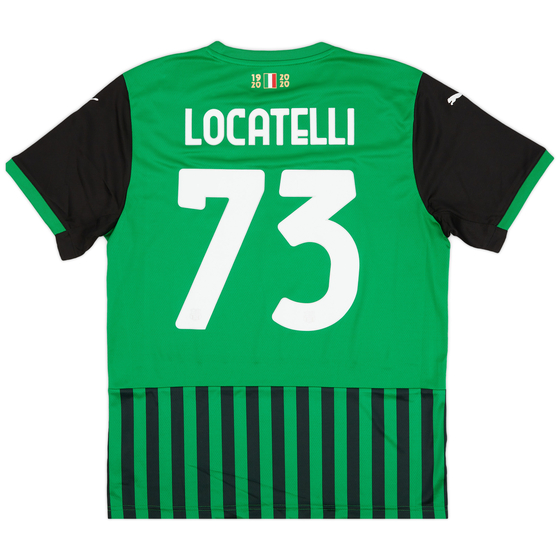 2020-21 Sassuolo Home Shirt Locatelli #73 (L)