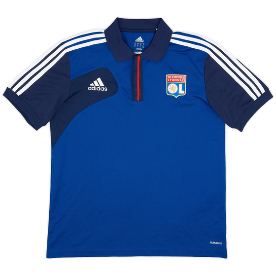 2012-13 Lyon adidas Polo Shirt - 9/10 - (M/L)