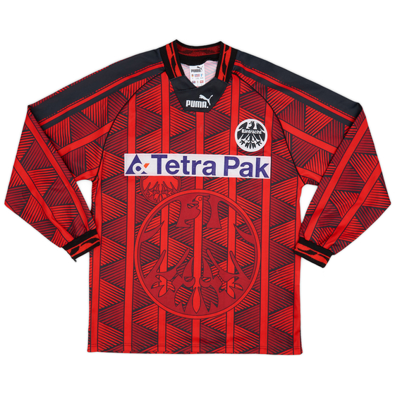 1995-96 Eintracht Frankfurt Home L/S Shirt #7 (Falkenmayer) - 6/10 - (S)