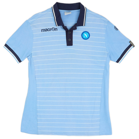 2010-11 Napoli Macron Polo Shirt - 9/10 - (L)