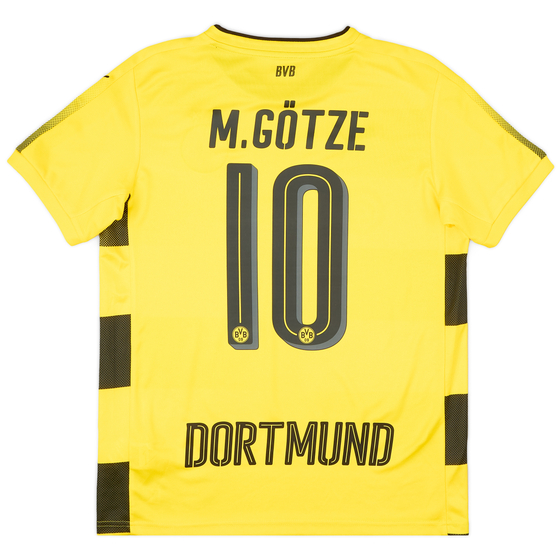 2017-18 Borussia Dortmund Home Shirt M.Gotze #10 - 9/10 - (XL.Boys)