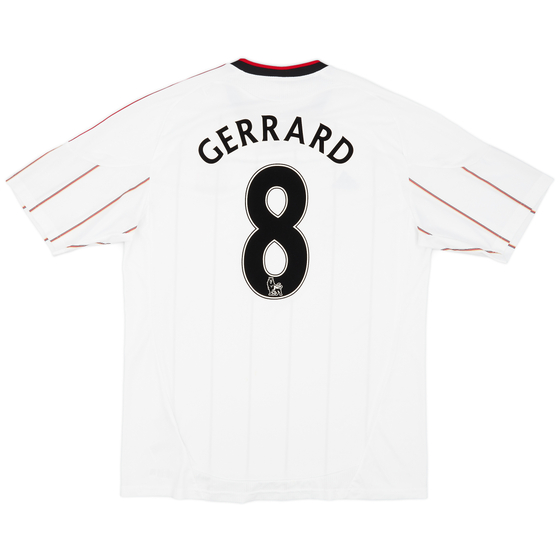 2010-11 Liverpool Away Shirt Gerrard #8 - 8/10 - (XL)