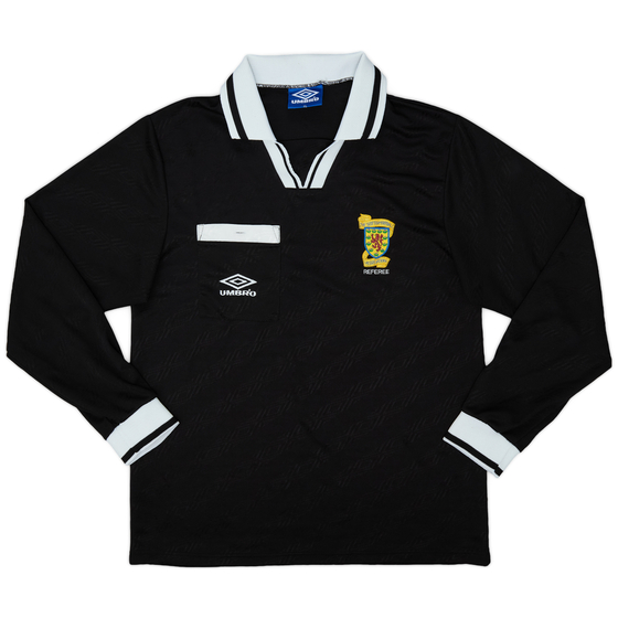 1995-96 Scotland Umbro Referee L/S Shirt - 10/10 - (XL)