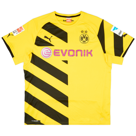 2014-15 Borussia Dortmund Home Shirt - 8/10 - (XL)