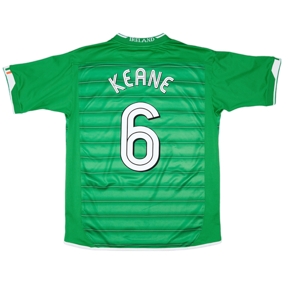 2003-04 Ireland Home Shirt Keane #6 - 9/10 - (L)