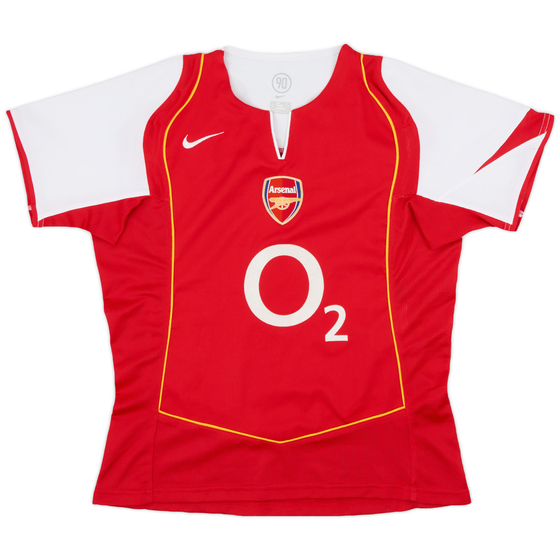 2004-05 Arsenal Home Shirt - 8/10 - (Women's M)