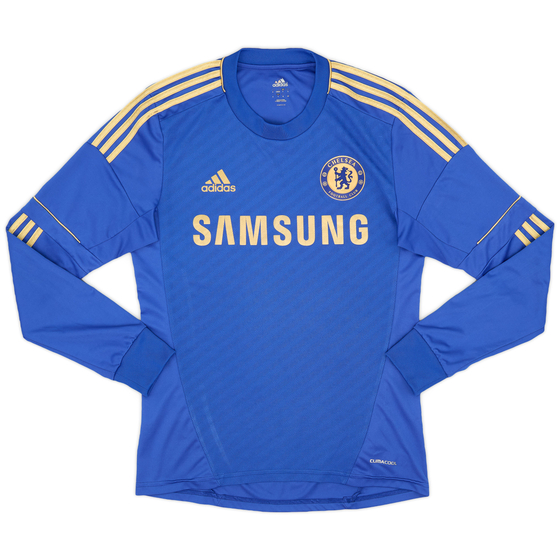 2012-13 Chelsea Home L/S Shirt - 9/10 - (S)