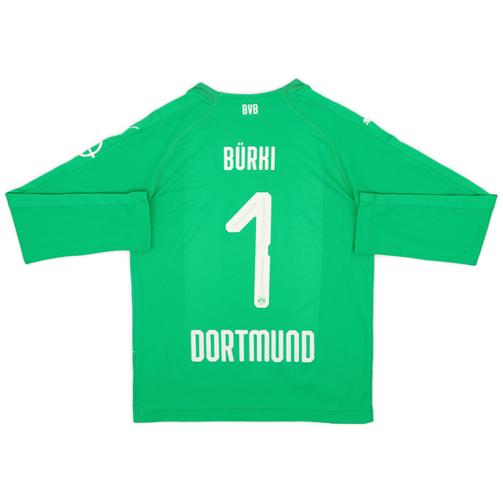 2018-19 Borussia Dortmund GK Shirt Burki #1 - 8/10 - (L.Boys)