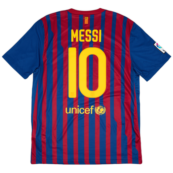 2011-12 Barcelona Home Shirt Messi #10 - 9/10 - (L)