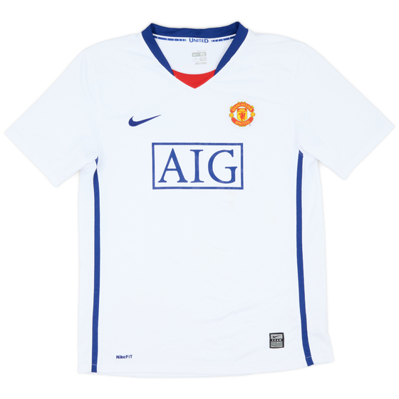 2008-10 Manchester United Away Shirt - 7/10 - (XL.Boys)