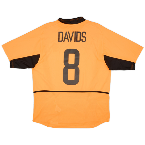 2002-04 Netherlands Home Shirt Davids #8 - 9/10 - (L)