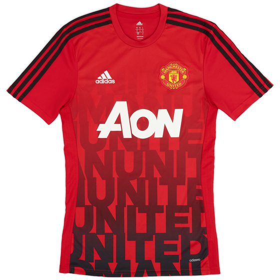2015-16 Manchester United adidas Training Shirt - 7/10 - (S)