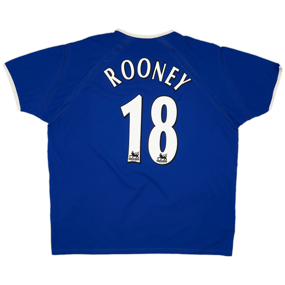 2003-04 Everton Home Shirt Rooney #18 - 8/10 - (XXL)