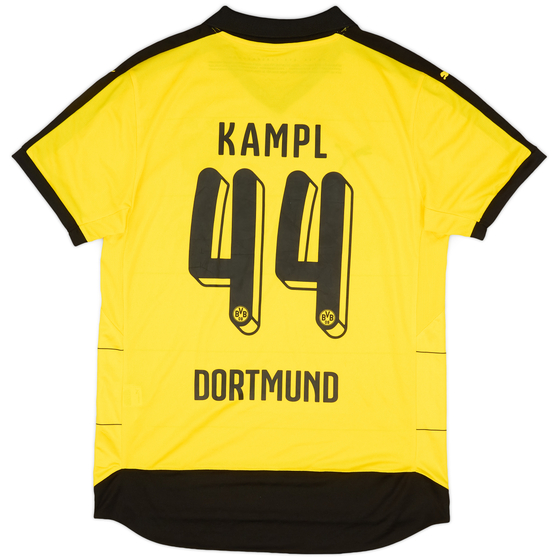 2015-16 Borussia Dortmund Home Shirt Kampl #44 - 9/10 - (L)