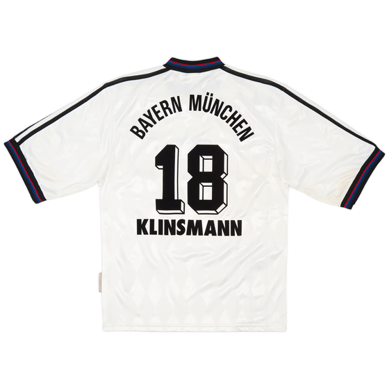 1996-98 Bayern Munich Away Shirt Klinsmann #18 - 7/10 - (S)