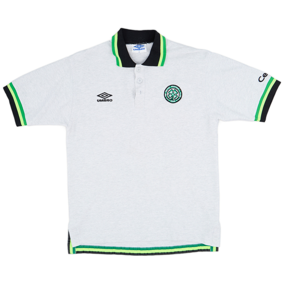1997-98 Celtic Umbro Polo Shirt - 9/10 - (M)