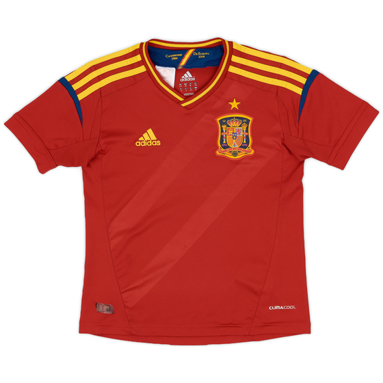 2011-12 Spain Home Shirt - 9/10 - (XS.Boys)