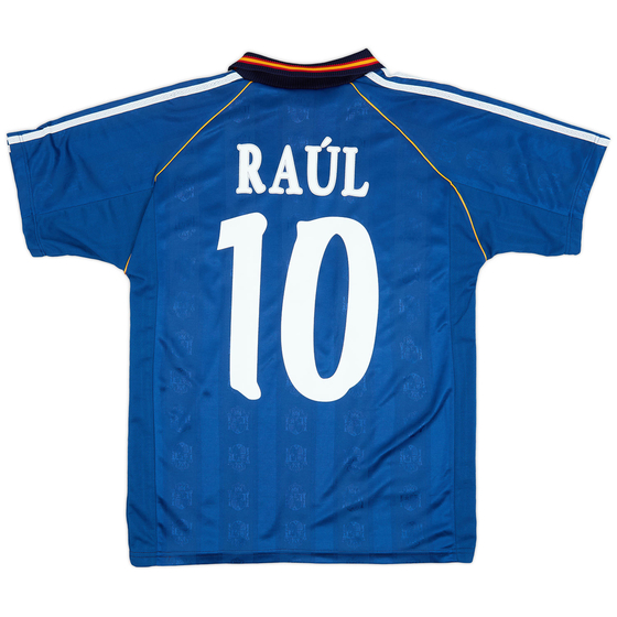 1999-00 Spain Away Shirt Raul #10 - 9/10 - (L)