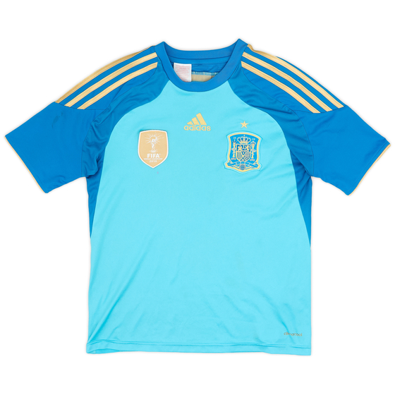2013-15 Spain GK S/S Shirt - 5/10 - (L.Boys)