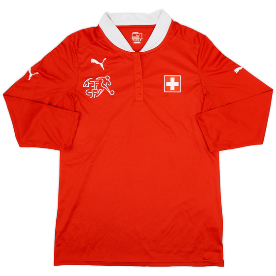 2012-13 Switzerland Home L/S Shirt - 8/10 - (Women's L)