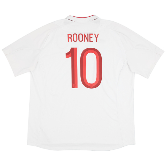 2012-13 England Home Shirt Rooney #10 - 8/10 - (3XL)