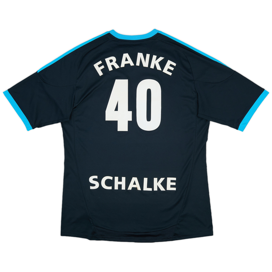 2010-12 Schalke Away Shirt Franke #40 - 8/10 - (XL)