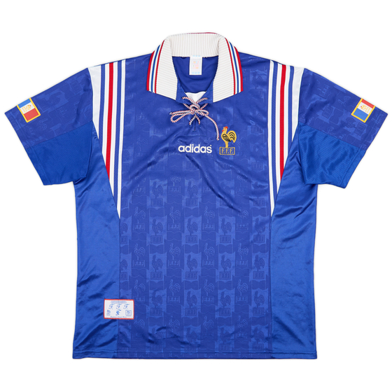 1996-98 France Home Shirt - 9/10 - (XL)