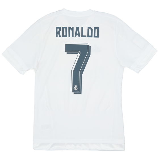 2015-16 Real Madrid Home Shirt Ronaldo #7 - 9/10 - (S)