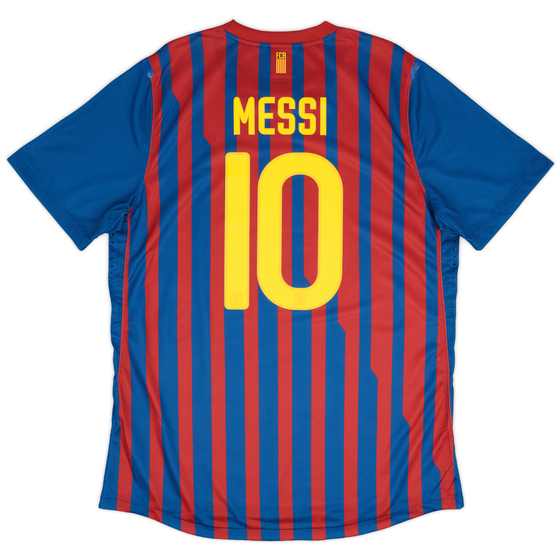 2011-12 Barcelona Player Issue Home Shirt Messi #10 (XL)