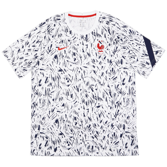 2020-21 France Nike Training Shirt - 9/10 - (XL)