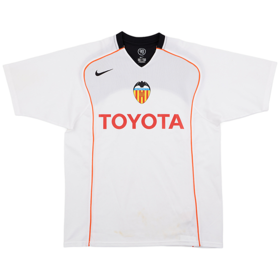 2004-05 Valencia Basic Home Shirt - 6/10 - (M)