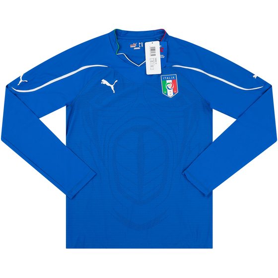 2010-2012 Italy Player Issue Home L/S Shirt (XL)