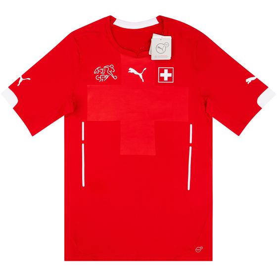 2014-15 Switzerland Player Issue Home Shirt (ACTV Fit) (XXL)
