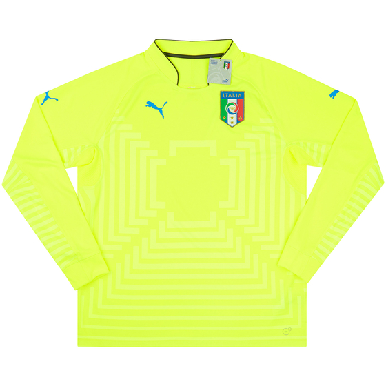2014-15 Italy Player Issue GK Home Shirt (XL)