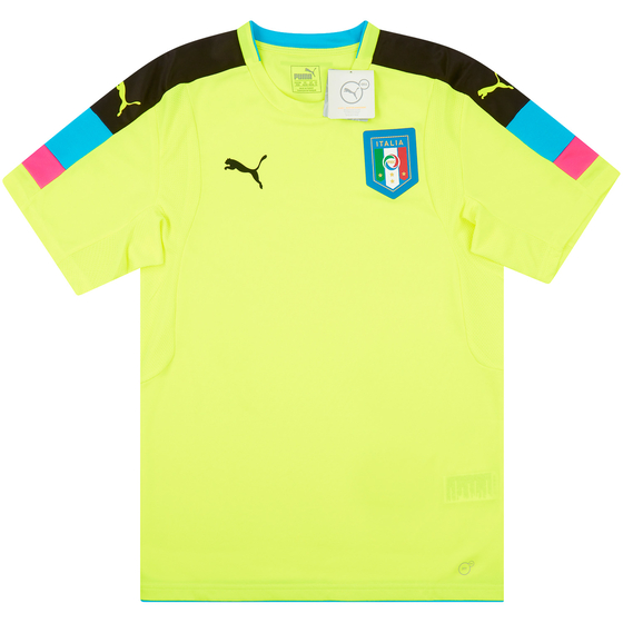2016-17 Italy Player Issue GK Fourth S/S Shirt (M)