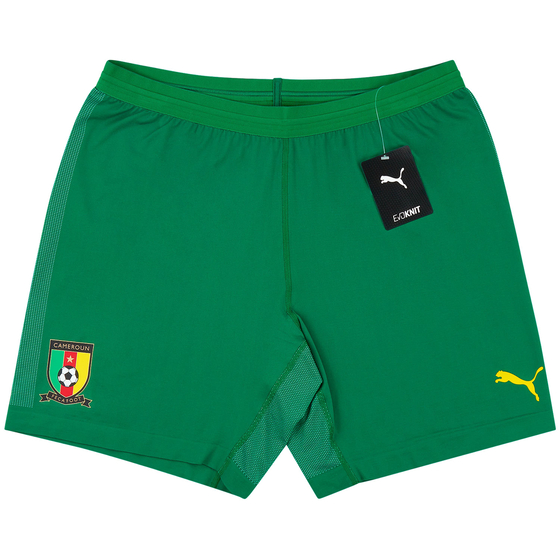 2018-19 Cameroon EvoKnit Player Issue Third Shorts