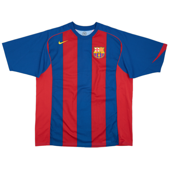 2004-05 Barcelona Basic Home Shirt - 8/10 - (M)