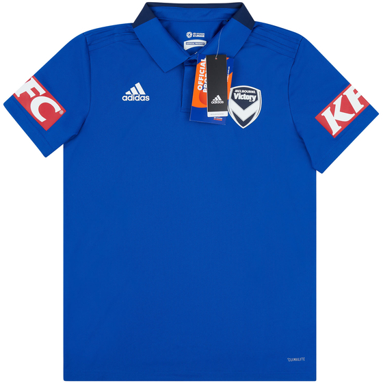 2019-20 Melbourne Victory adidas Polo T-Shirt (M)