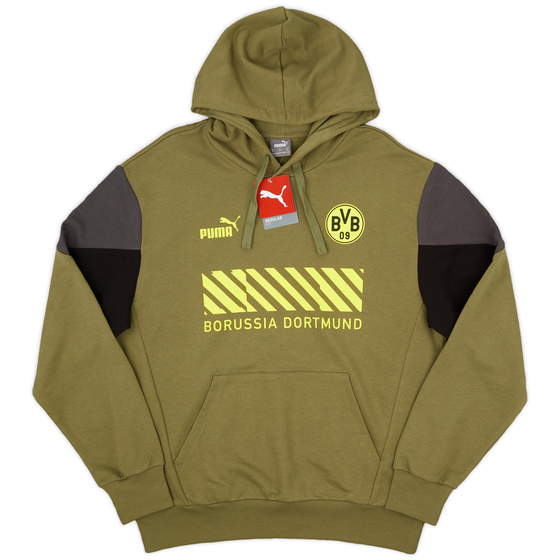 2021-22 Borussia Dortmund Puma ftblCulture Hooded Top - (S)
