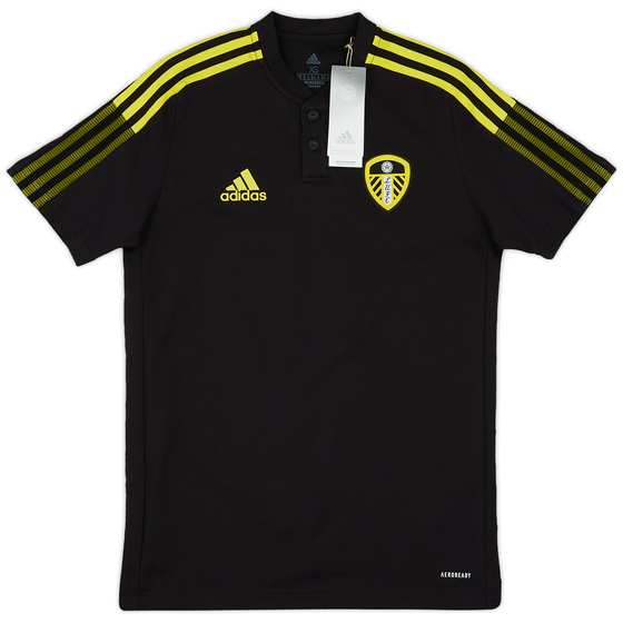 2021-22 Leeds United adidas Polo T-Shirt (XS)