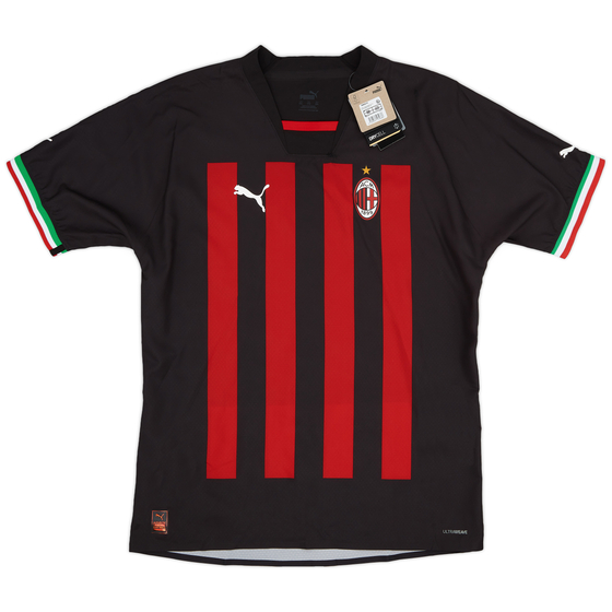 2022-23 AC Milan Player Issue Home Shirt - (XL)