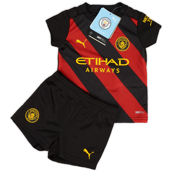 2022-23 Manchester City Away Shirt & Shorts (BABY)