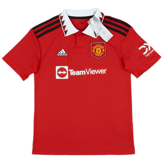 2022-23 Manchester United Home Shirt (KIDS)