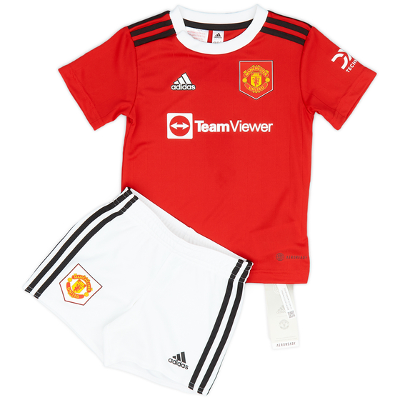 2022-23 Manchester United Home Shirt & Shorts Kit (BABY)