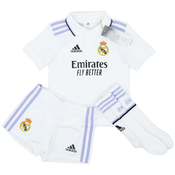 2022-23 Real Madrid Home Full Kit (Little Kids)